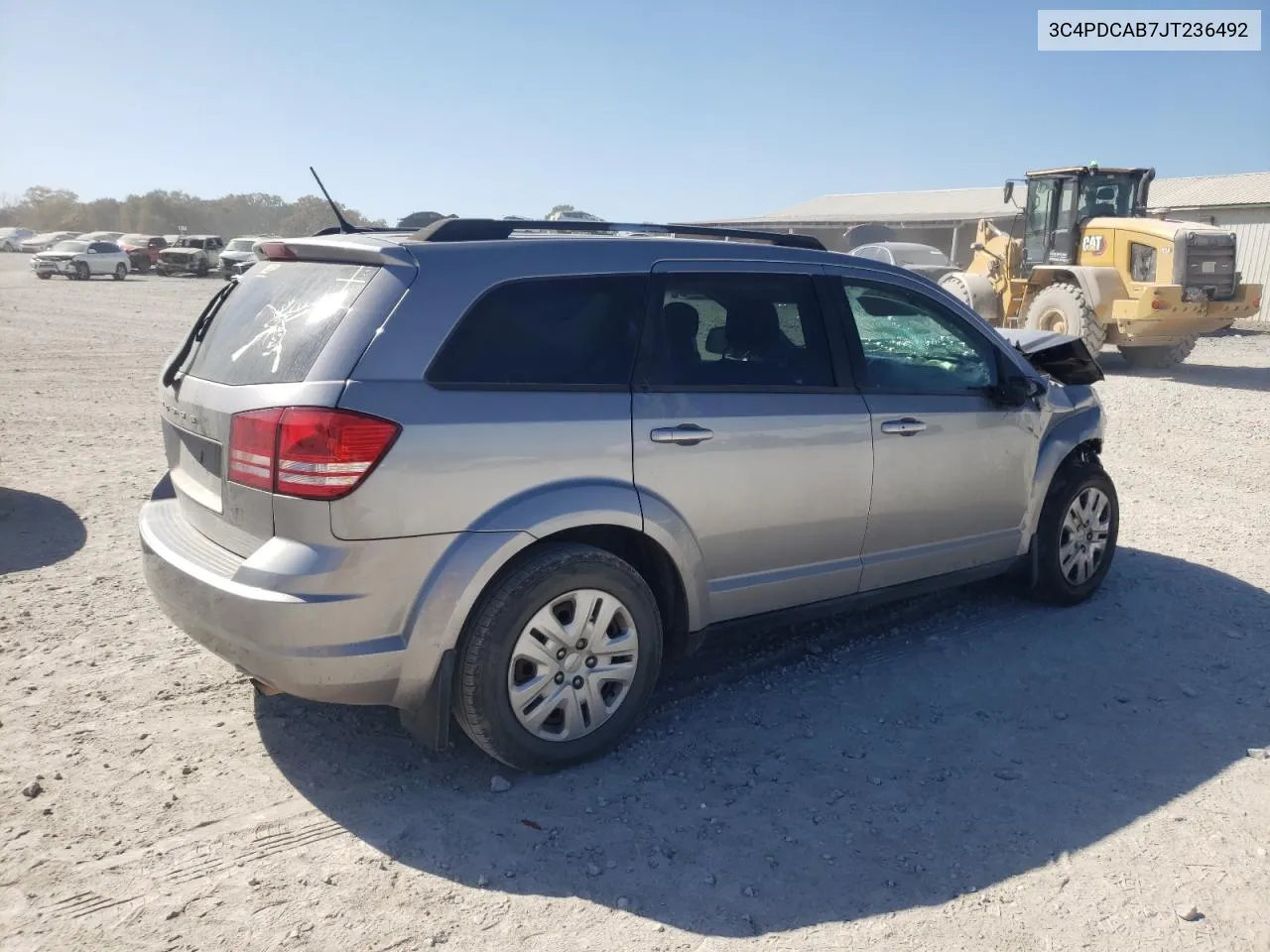 2018 Dodge Journey Se VIN: 3C4PDCAB7JT236492 Lot: 77655364