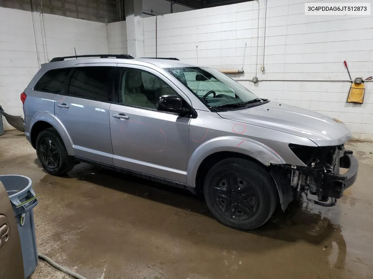 2018 Dodge Journey Se VIN: 3C4PDDAG6JT512873 Lot: 77658444