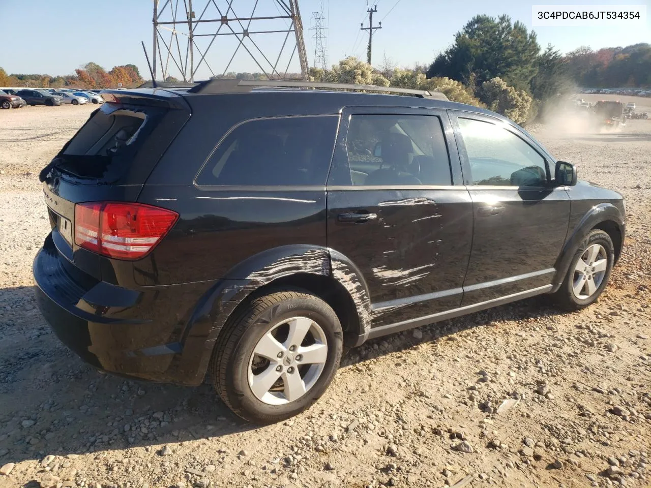 2018 Dodge Journey Se VIN: 3C4PDCAB6JT534354 Lot: 77712854