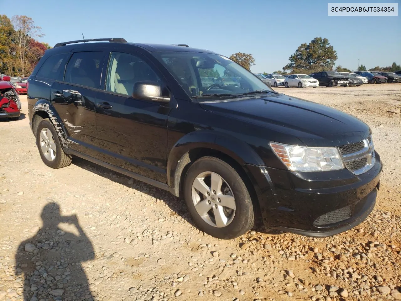 2018 Dodge Journey Se VIN: 3C4PDCAB6JT534354 Lot: 77712854