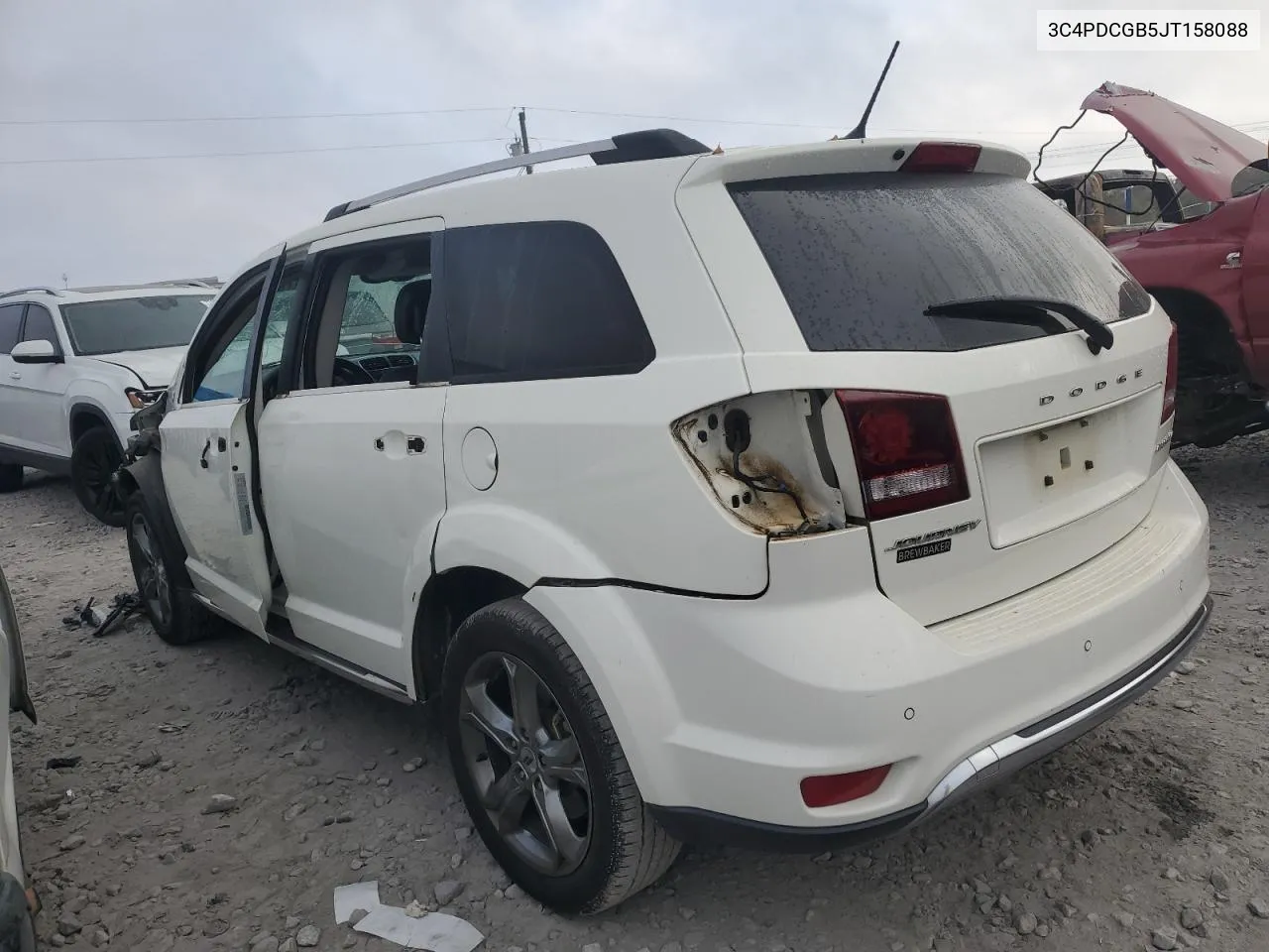 2018 Dodge Journey Crossroad VIN: 3C4PDCGB5JT158088 Lot: 77764994