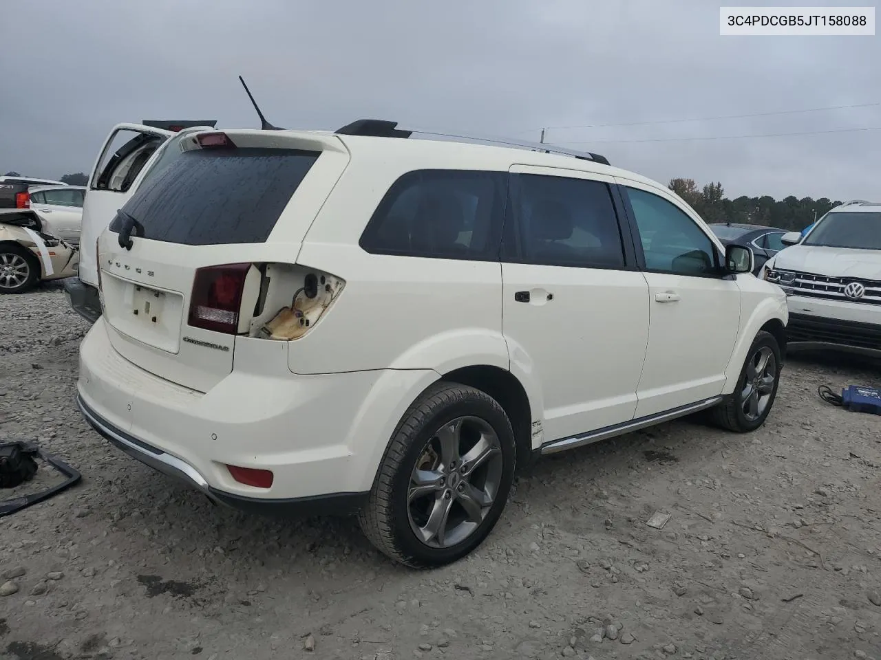 2018 Dodge Journey Crossroad VIN: 3C4PDCGB5JT158088 Lot: 77764994