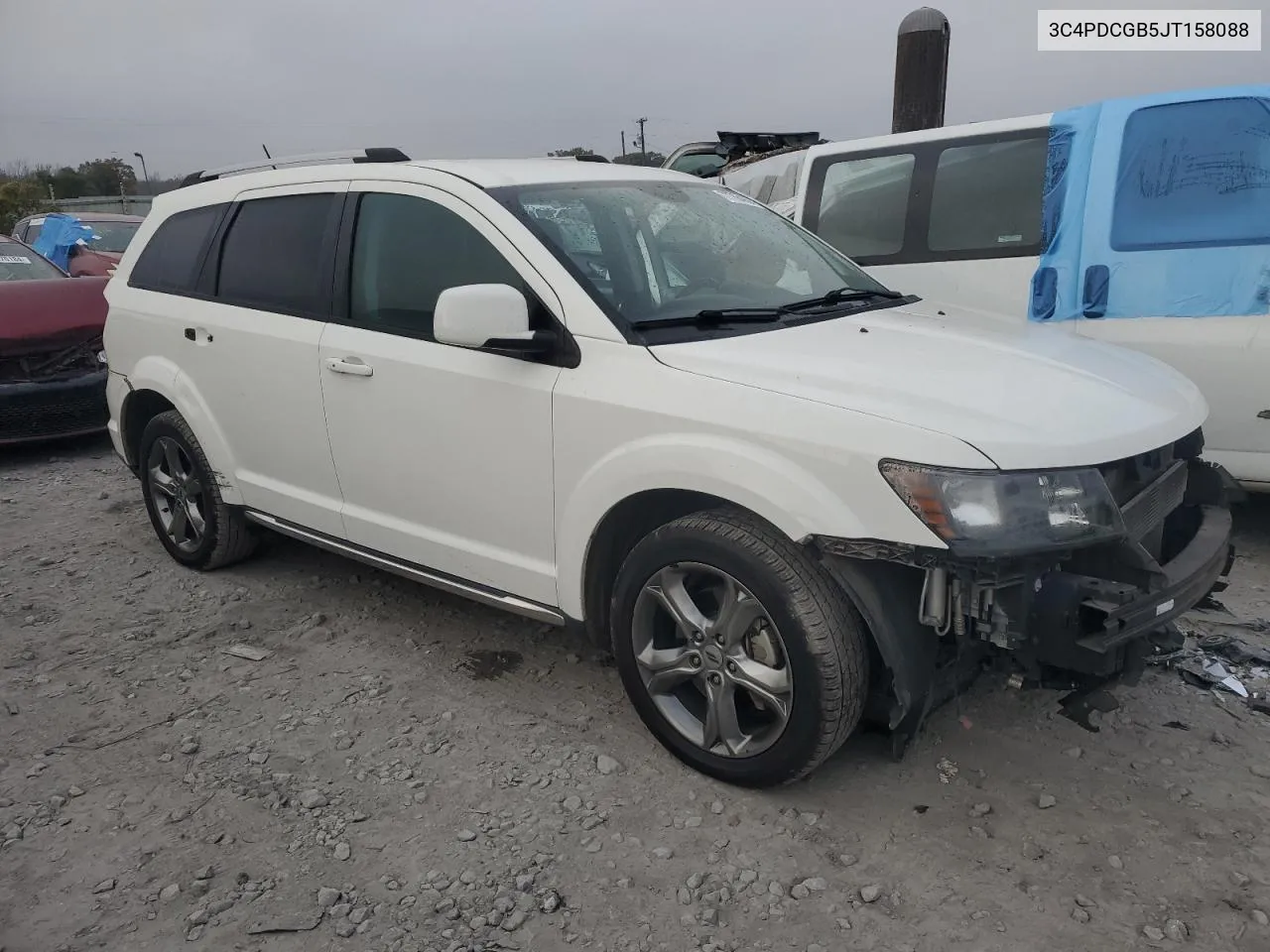 2018 Dodge Journey Crossroad VIN: 3C4PDCGB5JT158088 Lot: 77764994