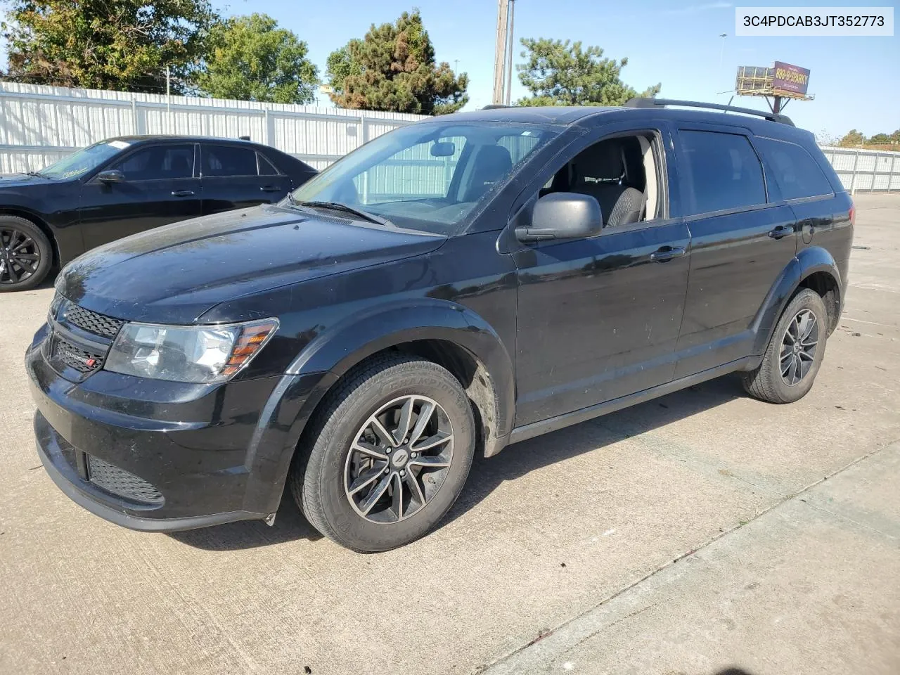 2018 Dodge Journey Se VIN: 3C4PDCAB3JT352773 Lot: 77881064