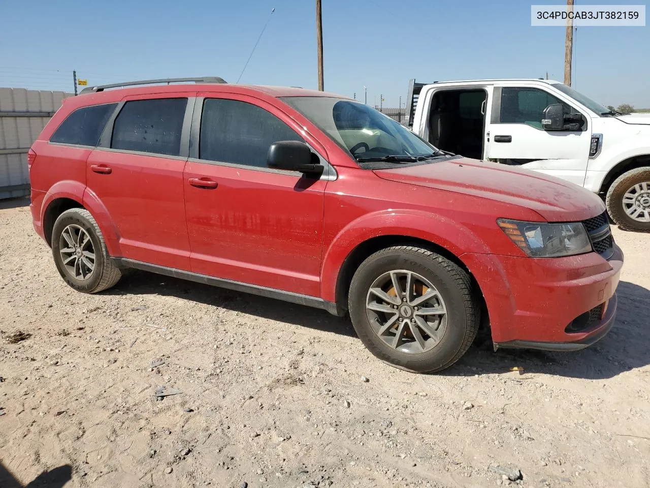 2018 Dodge Journey Se VIN: 3C4PDCAB3JT382159 Lot: 77976924