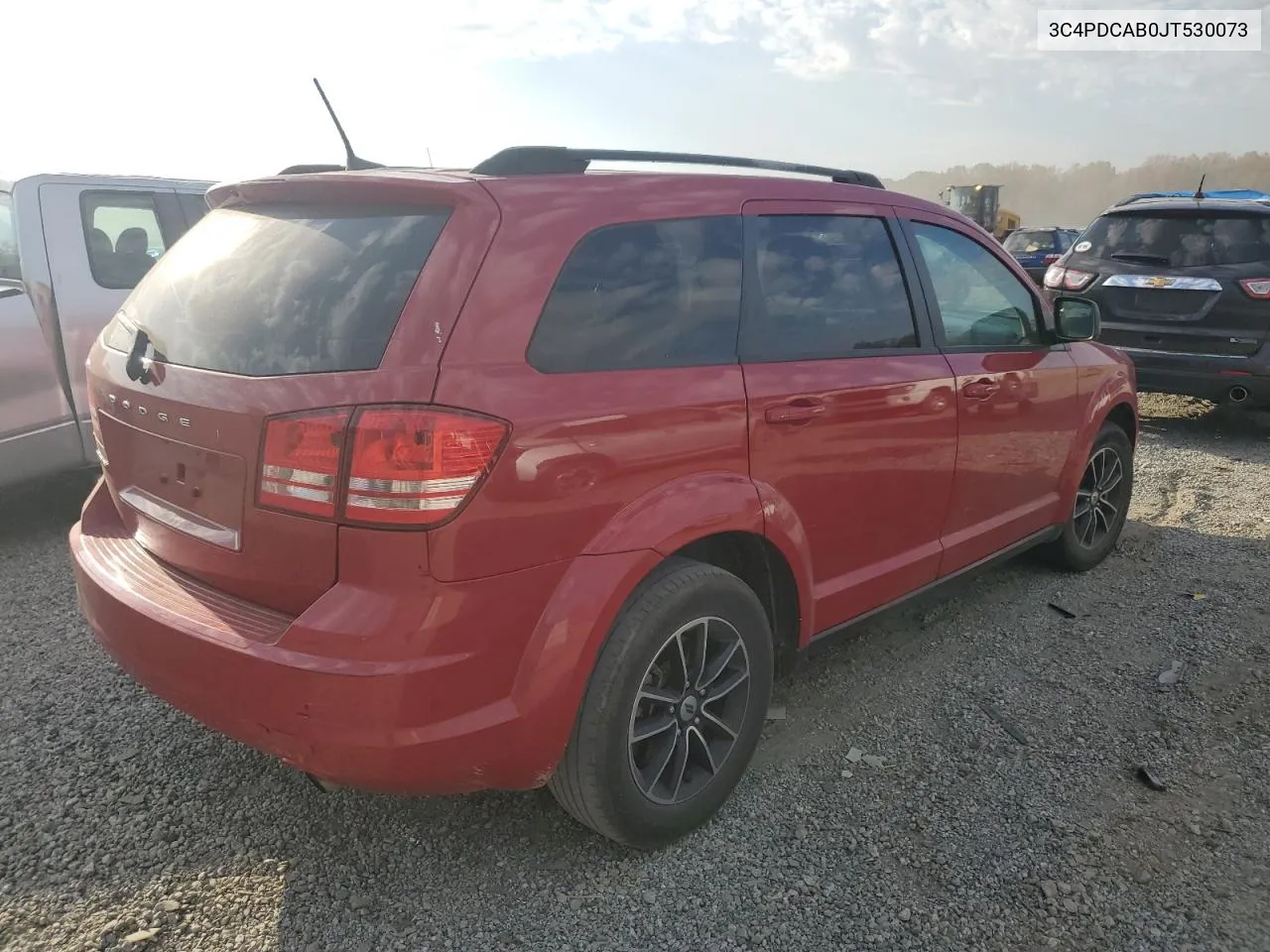 2018 Dodge Journey Se VIN: 3C4PDCAB0JT530073 Lot: 78137254