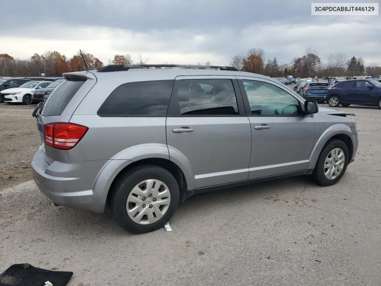 2018 Dodge Journey Se VIN: 3C4PDCAB8JT446129 Lot: 78184424