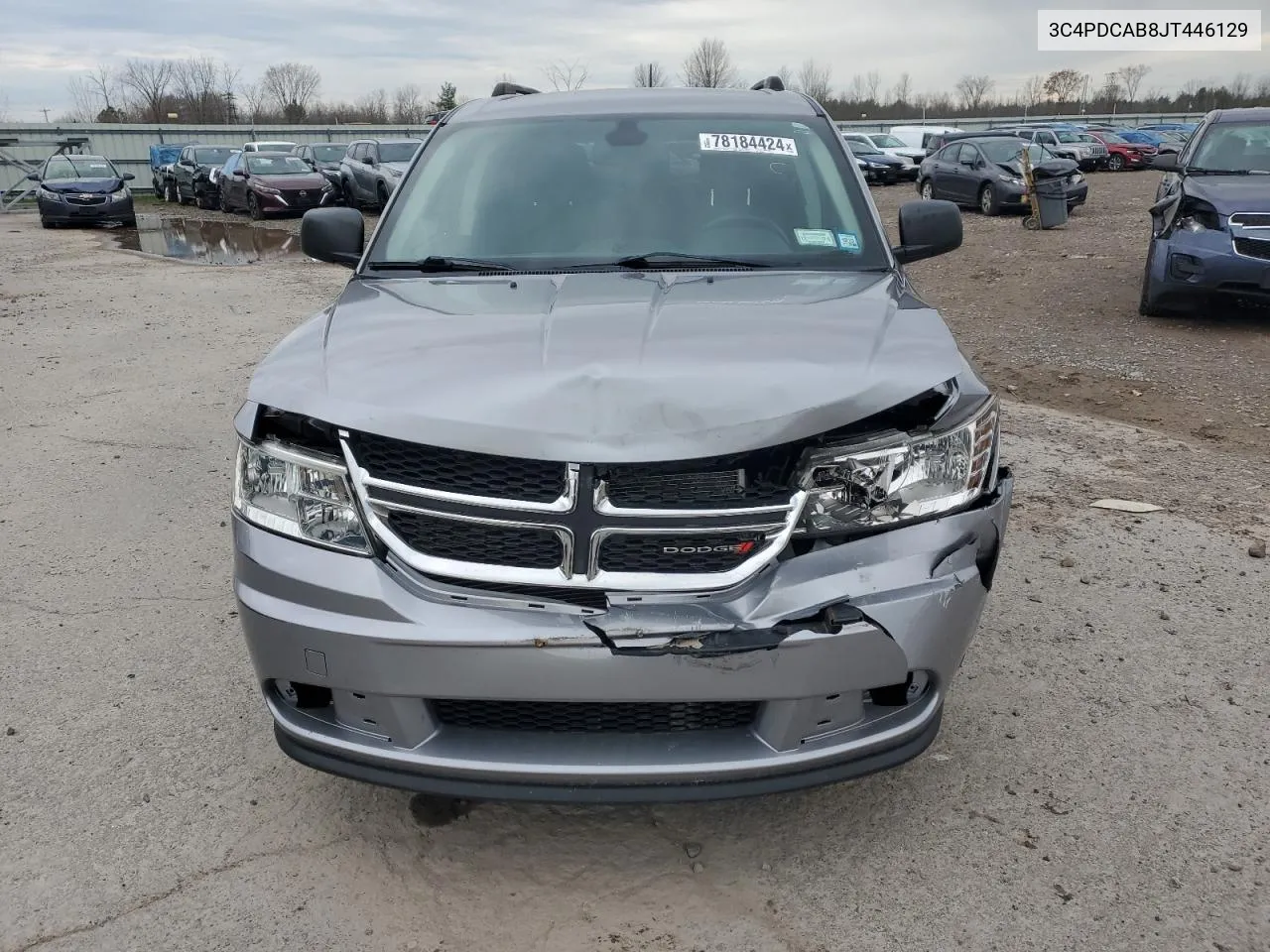 2018 Dodge Journey Se VIN: 3C4PDCAB8JT446129 Lot: 78184424