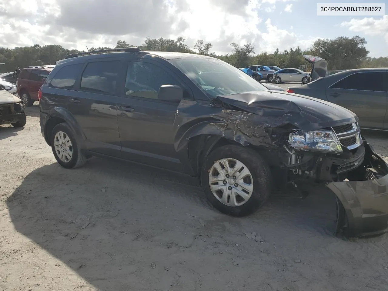 2018 Dodge Journey Se VIN: 3C4PDCAB0JT288627 Lot: 78234144