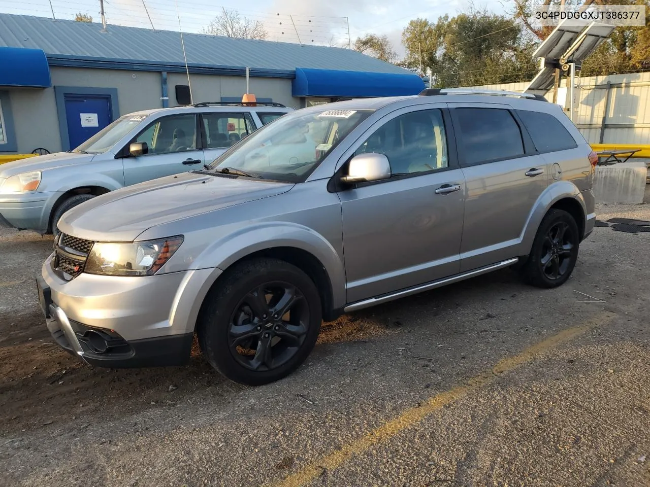 2018 Dodge Journey Crossroad VIN: 3C4PDDGGXJT386377 Lot: 78386804