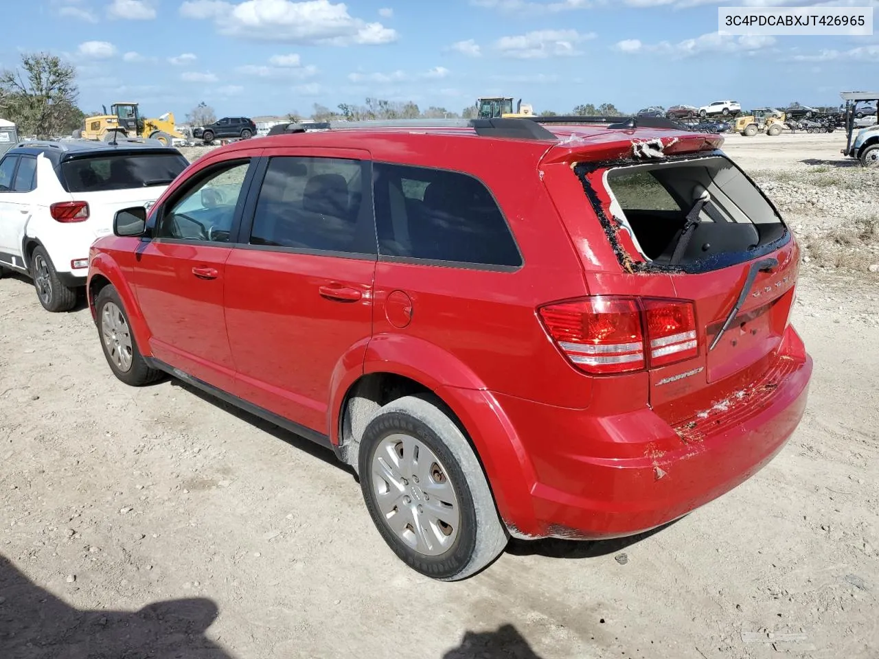 2018 Dodge Journey Se VIN: 3C4PDCABXJT426965 Lot: 78403274