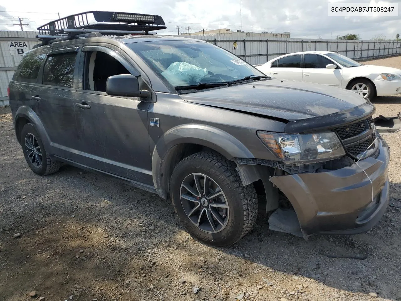 2018 Dodge Journey Se VIN: 3C4PDCAB7JT508247 Lot: 78492314