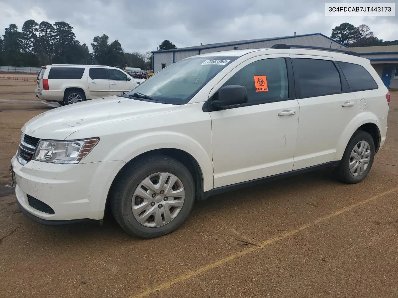 2018 Dodge Journey Se VIN: 3C4PDCAB7JT443173 Lot: 78507964