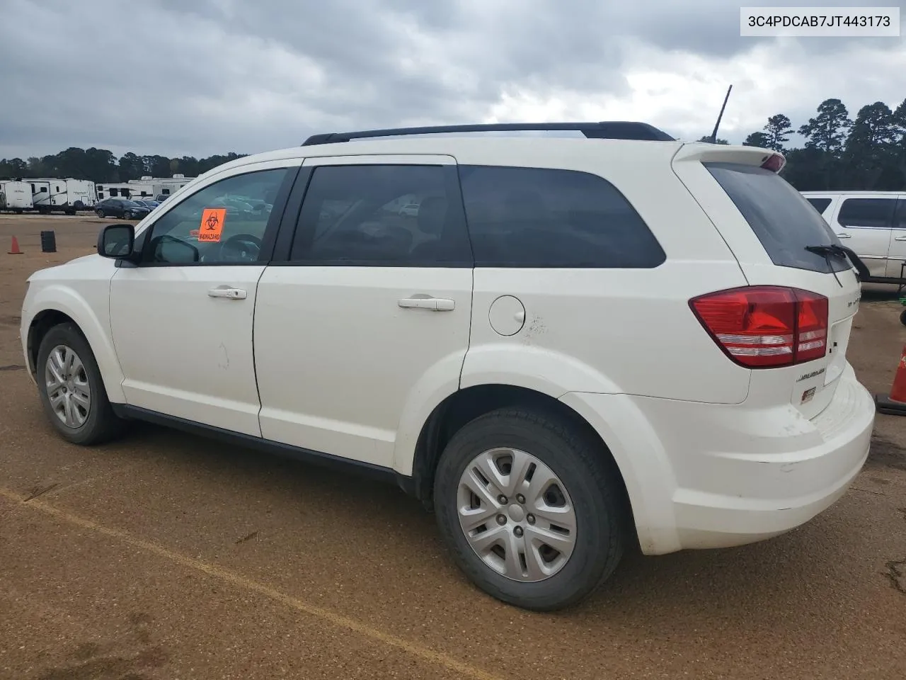 2018 Dodge Journey Se VIN: 3C4PDCAB7JT443173 Lot: 78507964