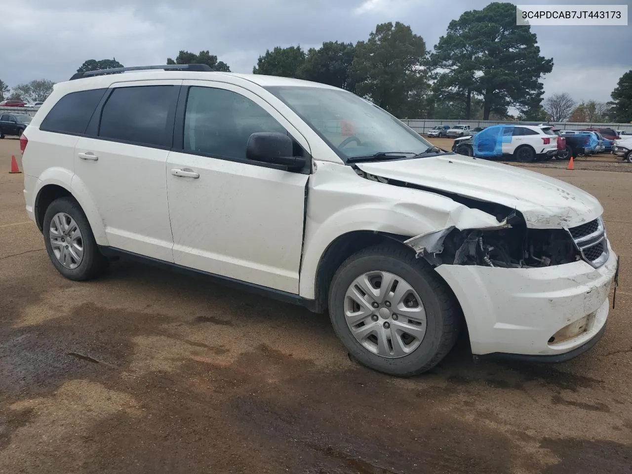 2018 Dodge Journey Se VIN: 3C4PDCAB7JT443173 Lot: 78507964