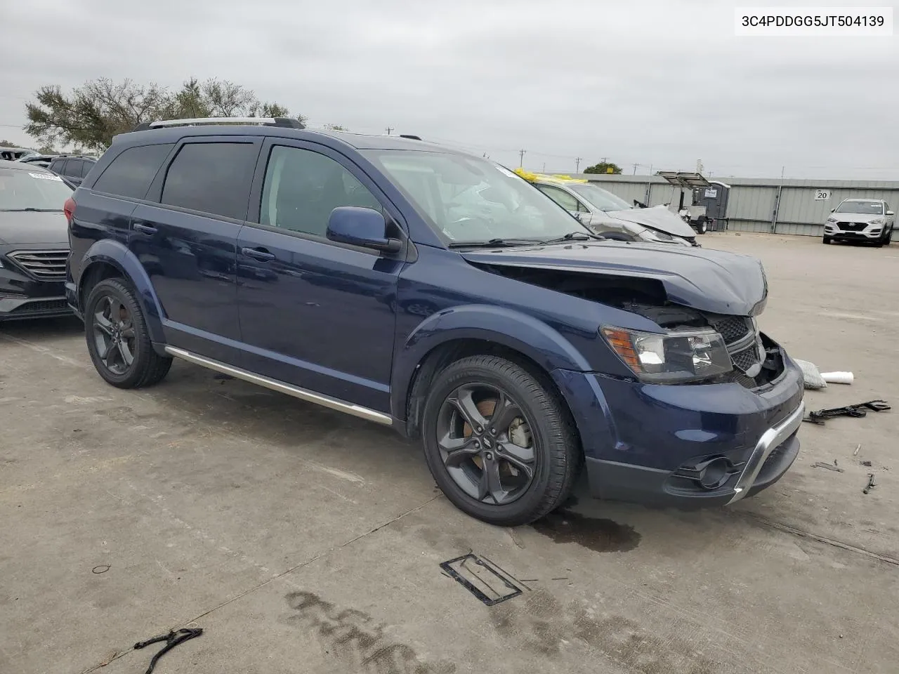 2018 Dodge Journey Crossroad VIN: 3C4PDDGG5JT504139 Lot: 78749624