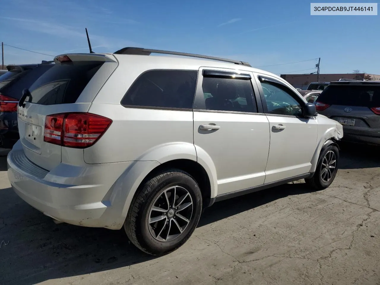 2018 Dodge Journey Se VIN: 3C4PDCAB9JT446141 Lot: 78835964