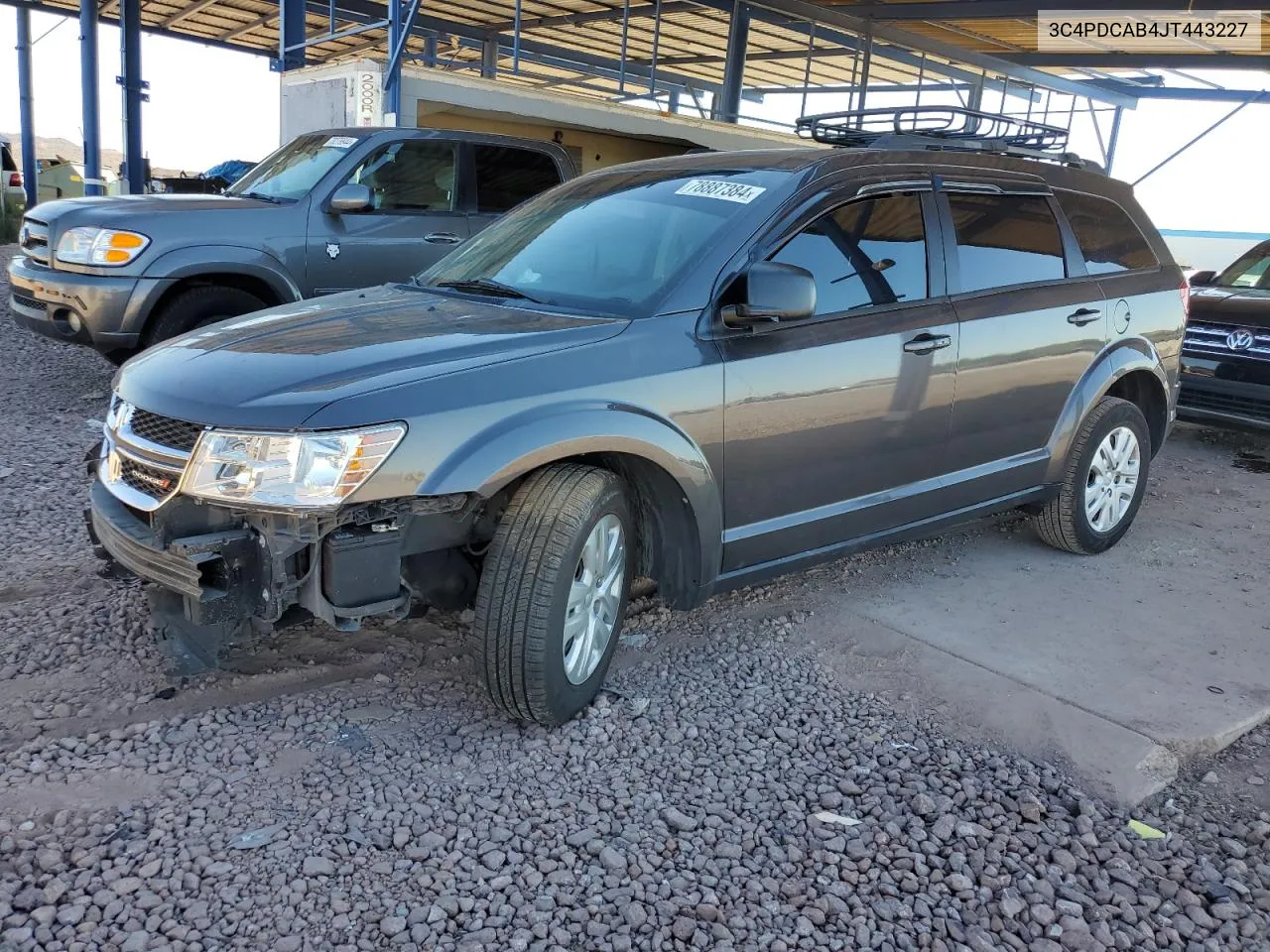 2018 Dodge Journey Se VIN: 3C4PDCAB4JT443227 Lot: 78887384