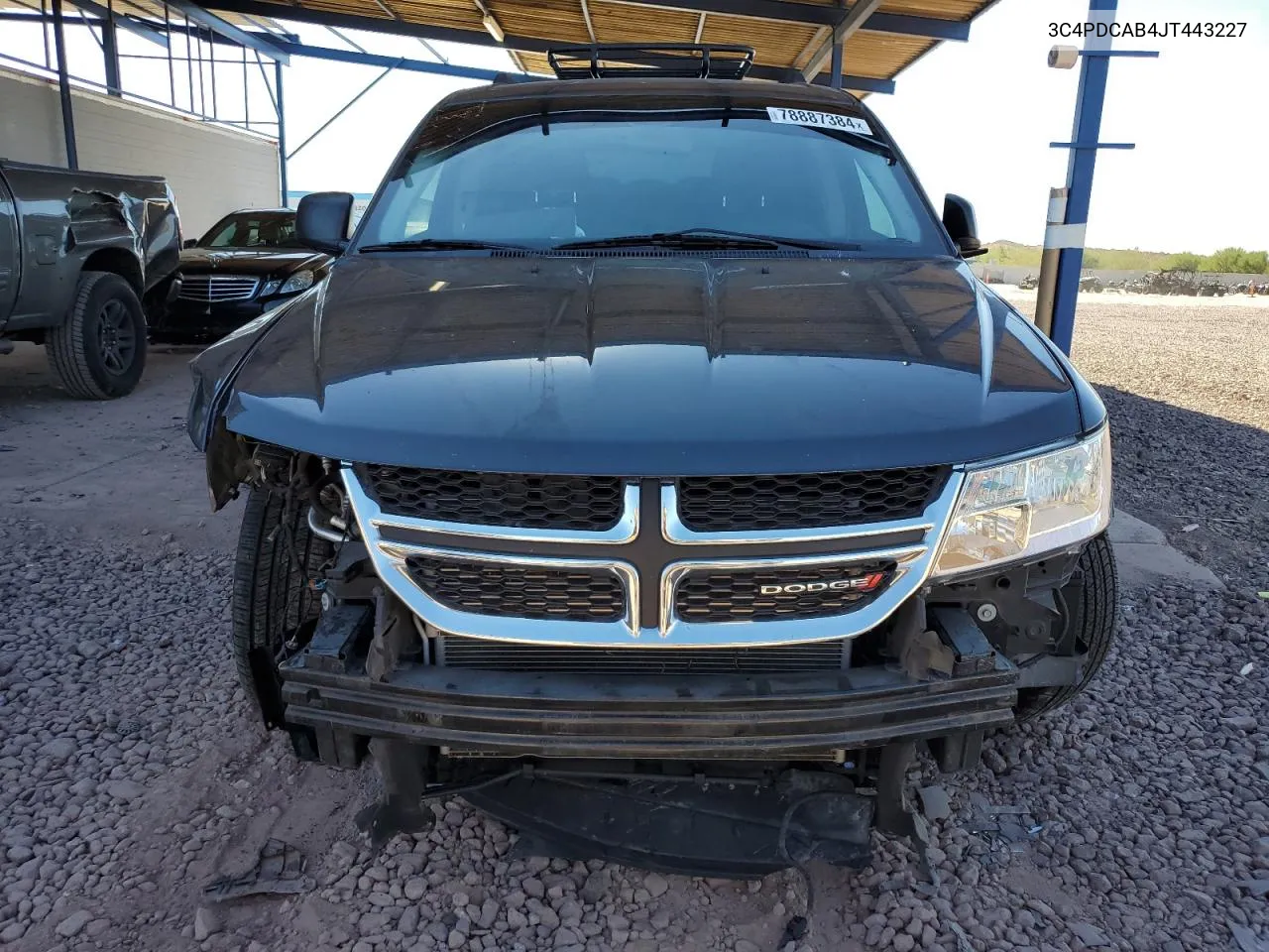 2018 Dodge Journey Se VIN: 3C4PDCAB4JT443227 Lot: 78887384