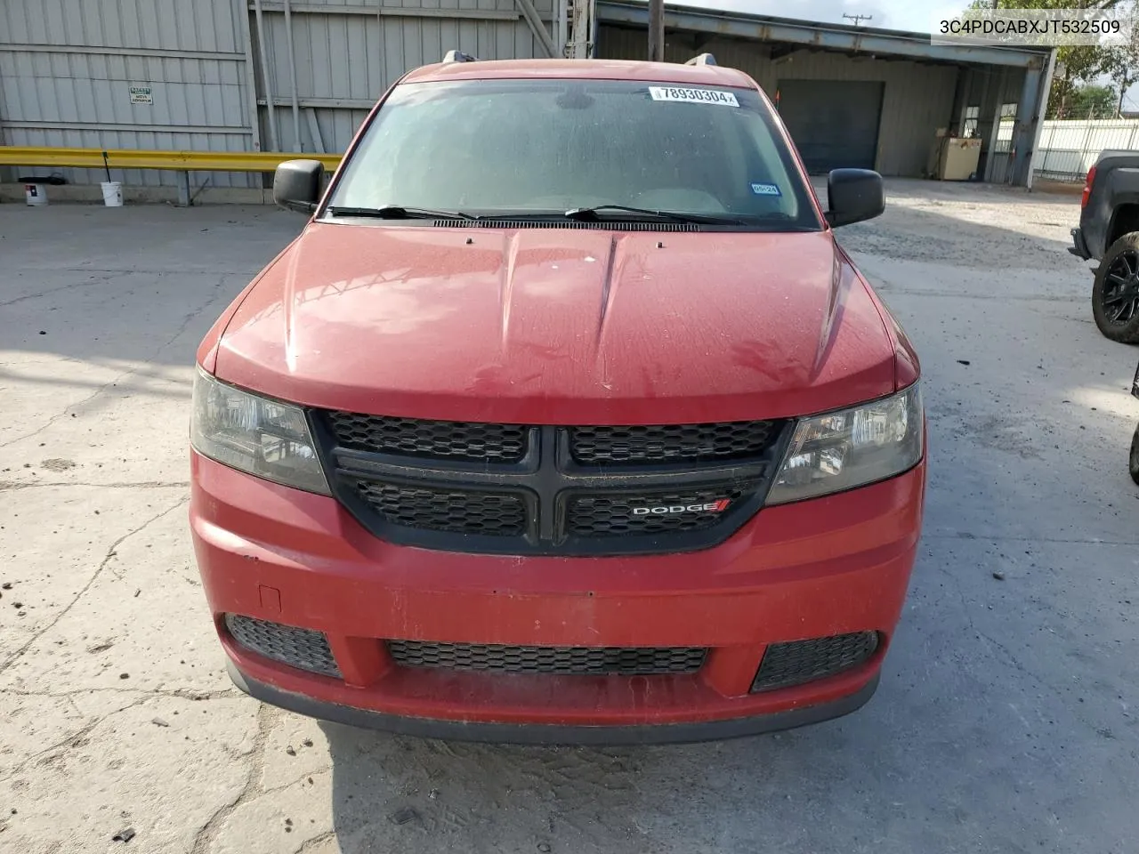 2018 Dodge Journey Se VIN: 3C4PDCABXJT532509 Lot: 78930304