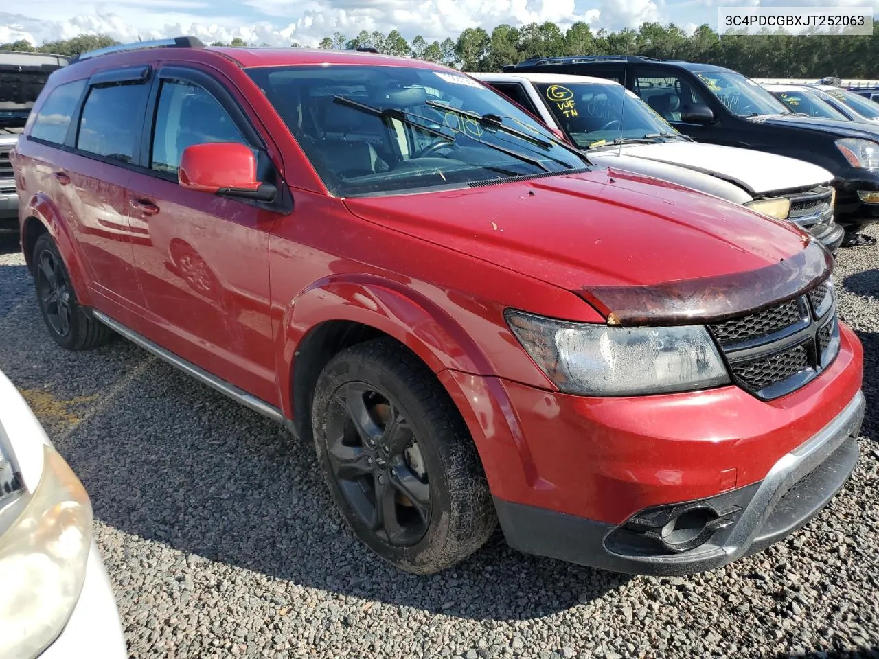 2018 Dodge Journey Crossroad VIN: 3C4PDCGBXJT252063 Lot: 79356164