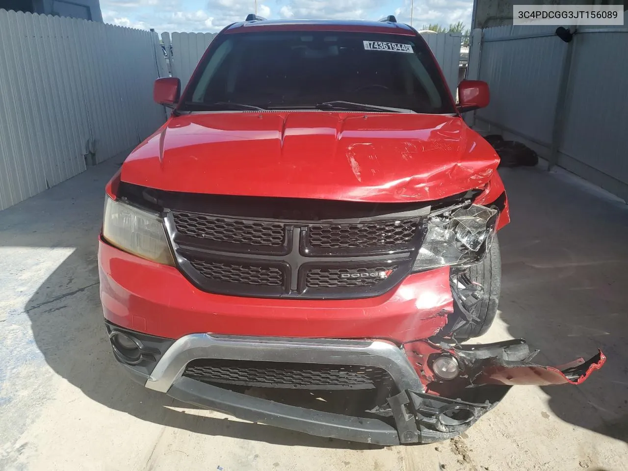 2018 Dodge Journey Crossroad VIN: 3C4PDCGG3JT156089 Lot: 79422684