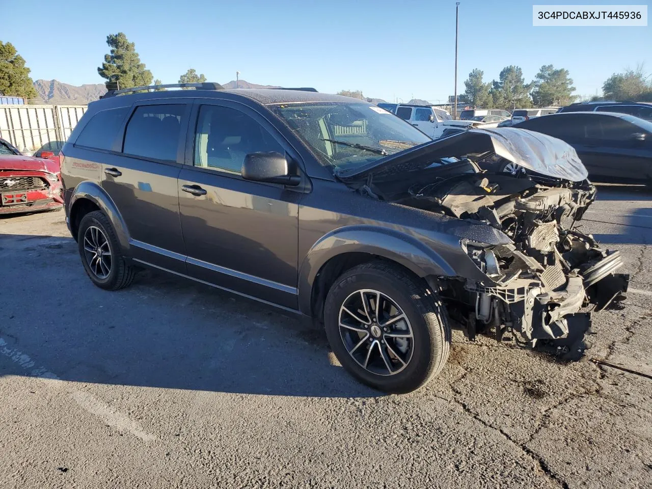 2018 Dodge Journey Se VIN: 3C4PDCABXJT445936 Lot: 79493244