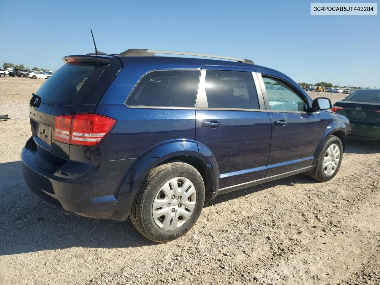 2018 Dodge Journey Se VIN: 3C4PDCAB5JT443284 Lot: 79522524