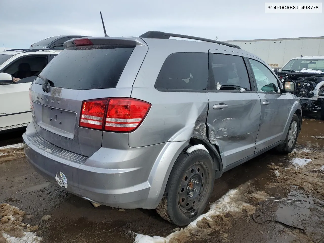 2018 Dodge Journey Se VIN: 3C4PDCAB8JT498778 Lot: 79919004