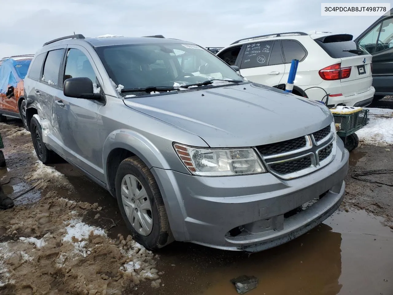 2018 Dodge Journey Se VIN: 3C4PDCAB8JT498778 Lot: 79919004