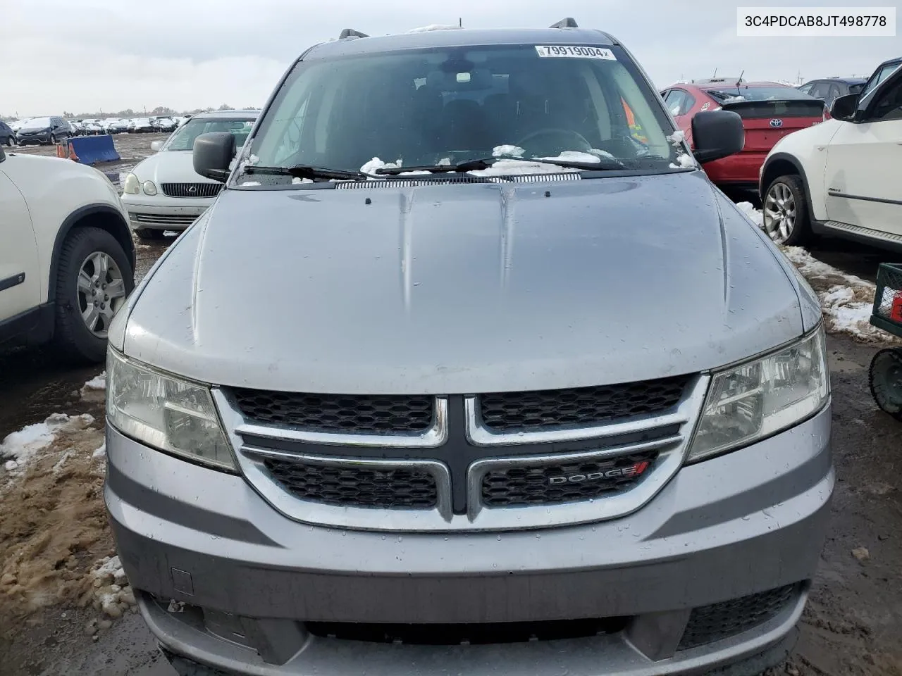 2018 Dodge Journey Se VIN: 3C4PDCAB8JT498778 Lot: 79919004