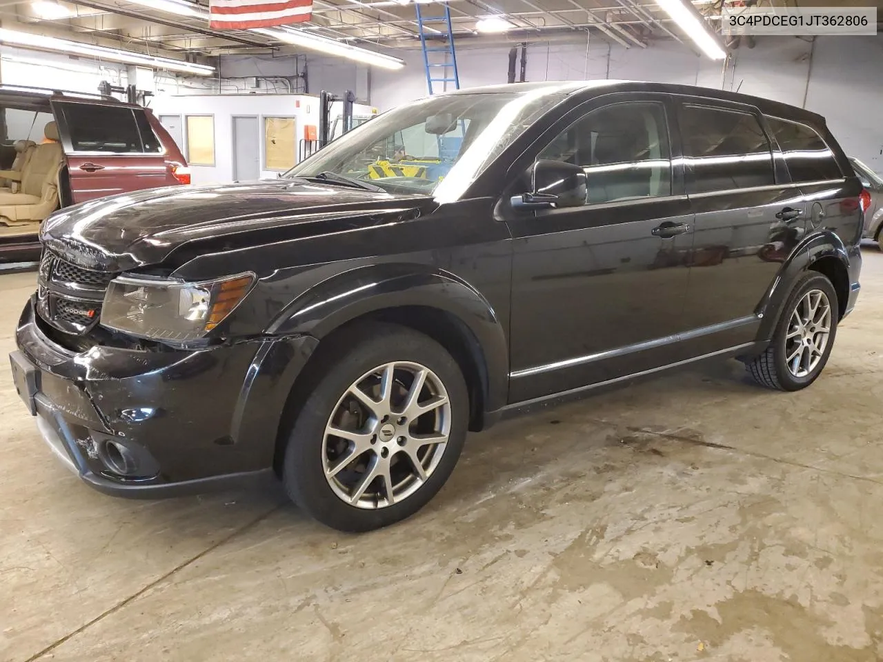 2018 Dodge Journey Gt VIN: 3C4PDCEG1JT362806 Lot: 80290774