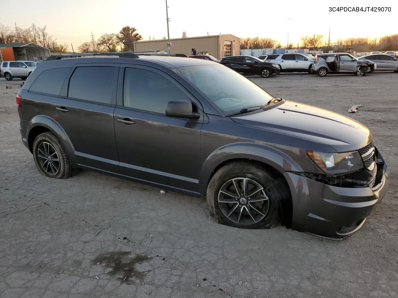 2018 Dodge Journey Se VIN: 3C4PDCAB4JT429070 Lot: 80464164