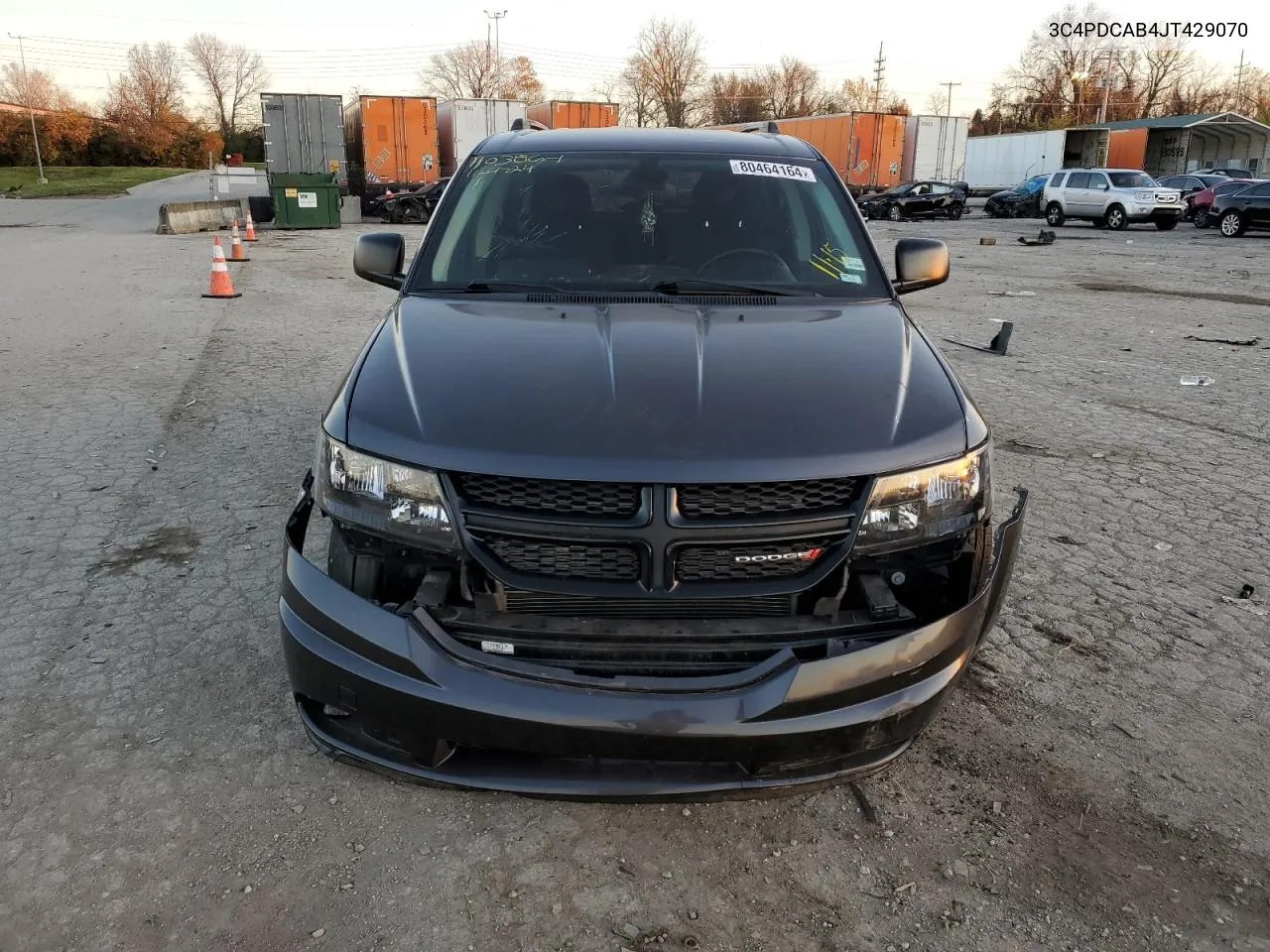 2018 Dodge Journey Se VIN: 3C4PDCAB4JT429070 Lot: 80464164