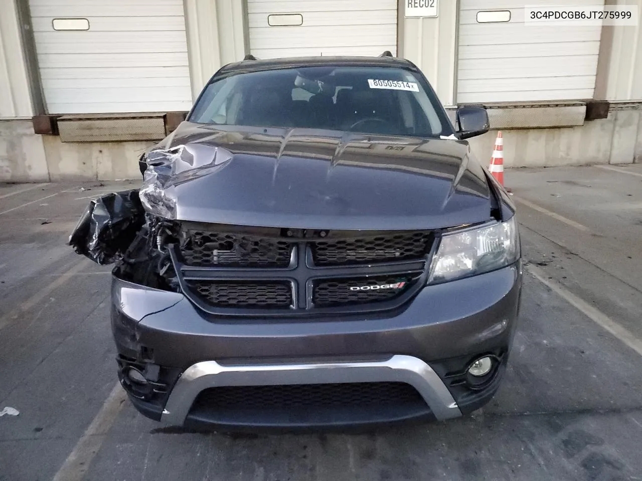 2018 Dodge Journey Crossroad VIN: 3C4PDCGB6JT275999 Lot: 80505514