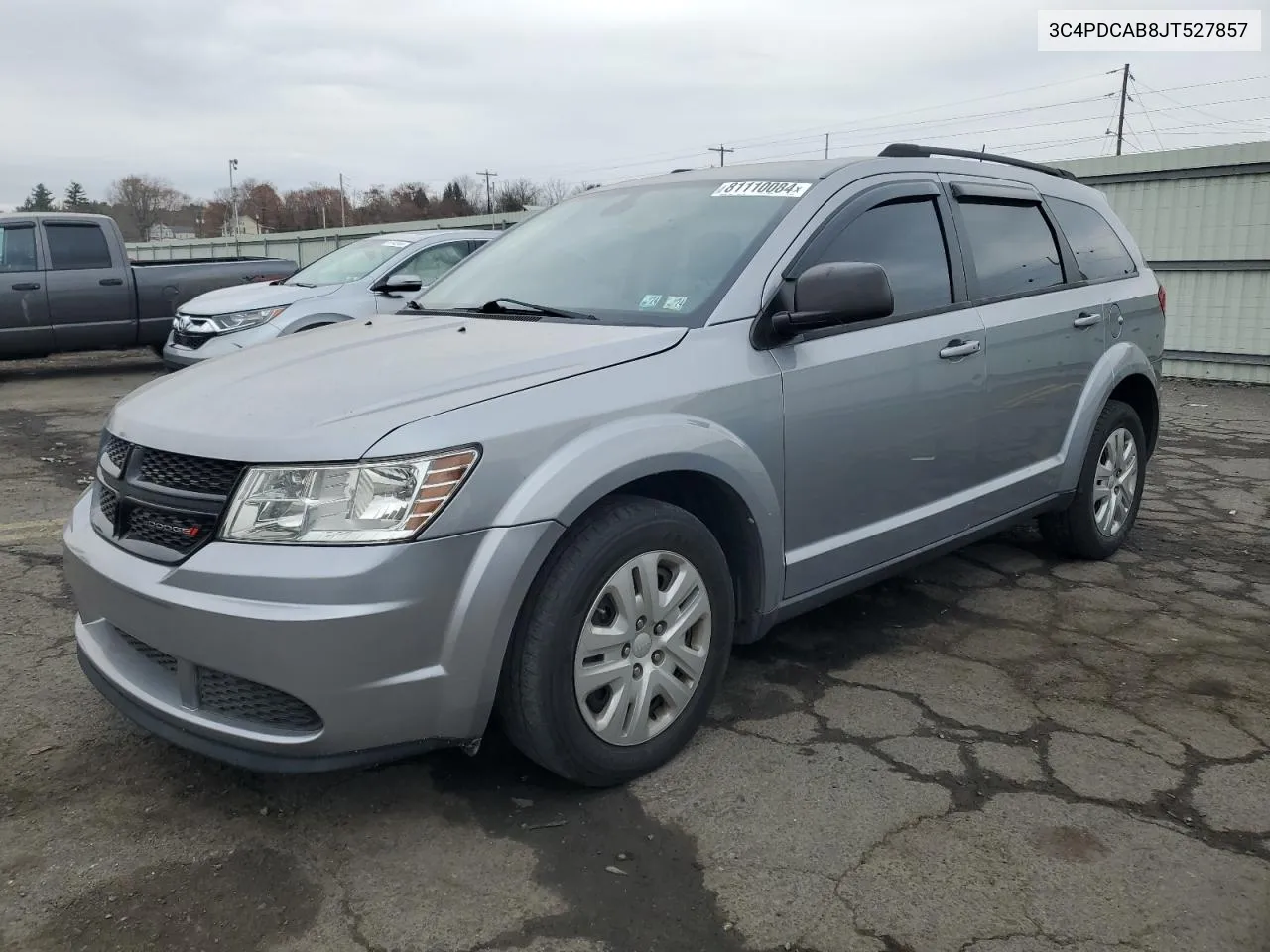 2018 Dodge Journey Se VIN: 3C4PDCAB8JT527857 Lot: 81110084