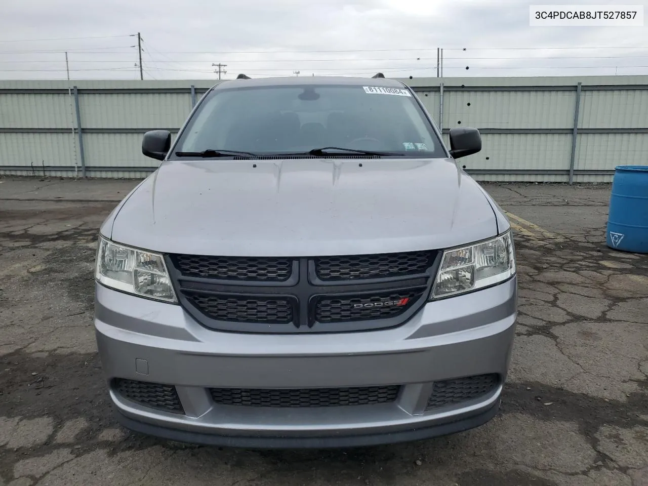 2018 Dodge Journey Se VIN: 3C4PDCAB8JT527857 Lot: 81110084