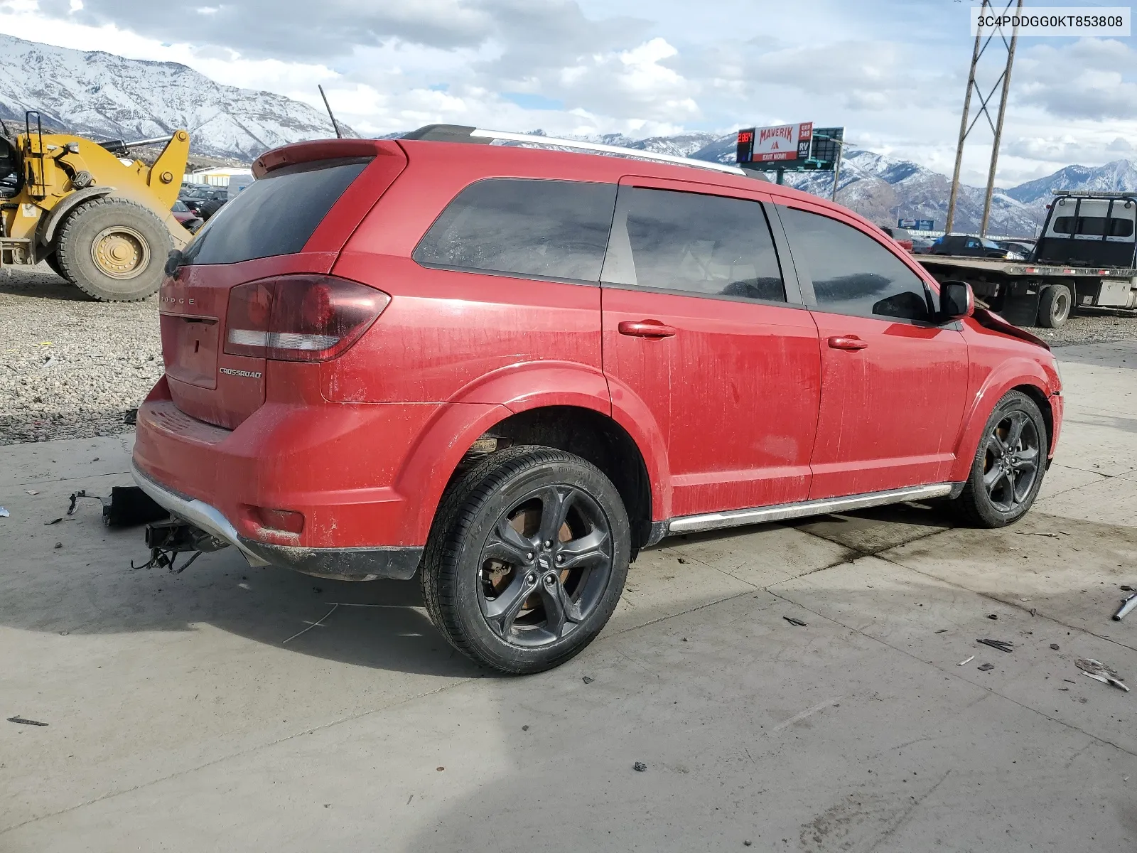 2019 Dodge Journey Crossroad VIN: 3C4PDDGG0KT853808 Lot: 42723894