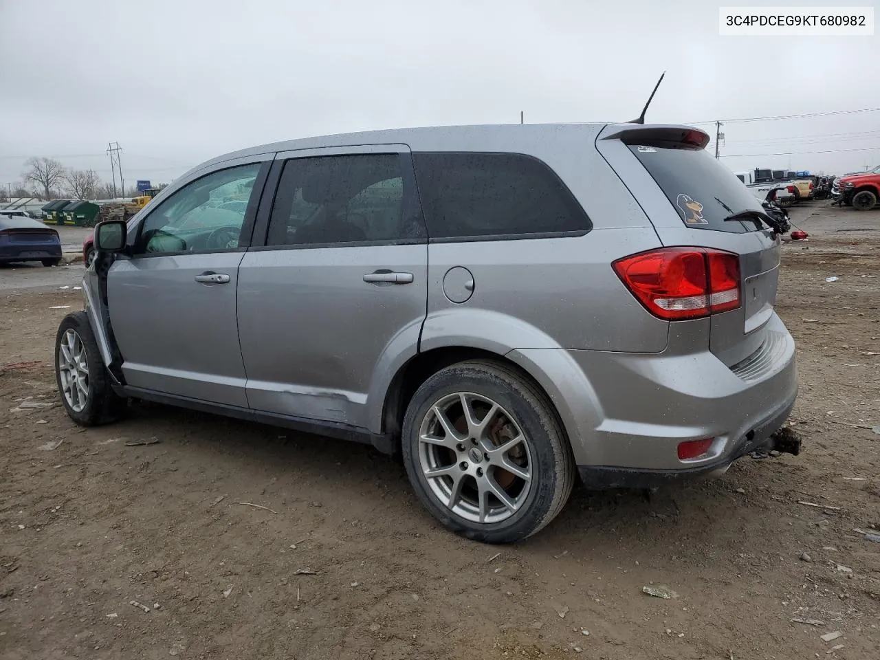 2019 Dodge Journey Gt VIN: 3C4PDCEG9KT680982 Lot: 51070884