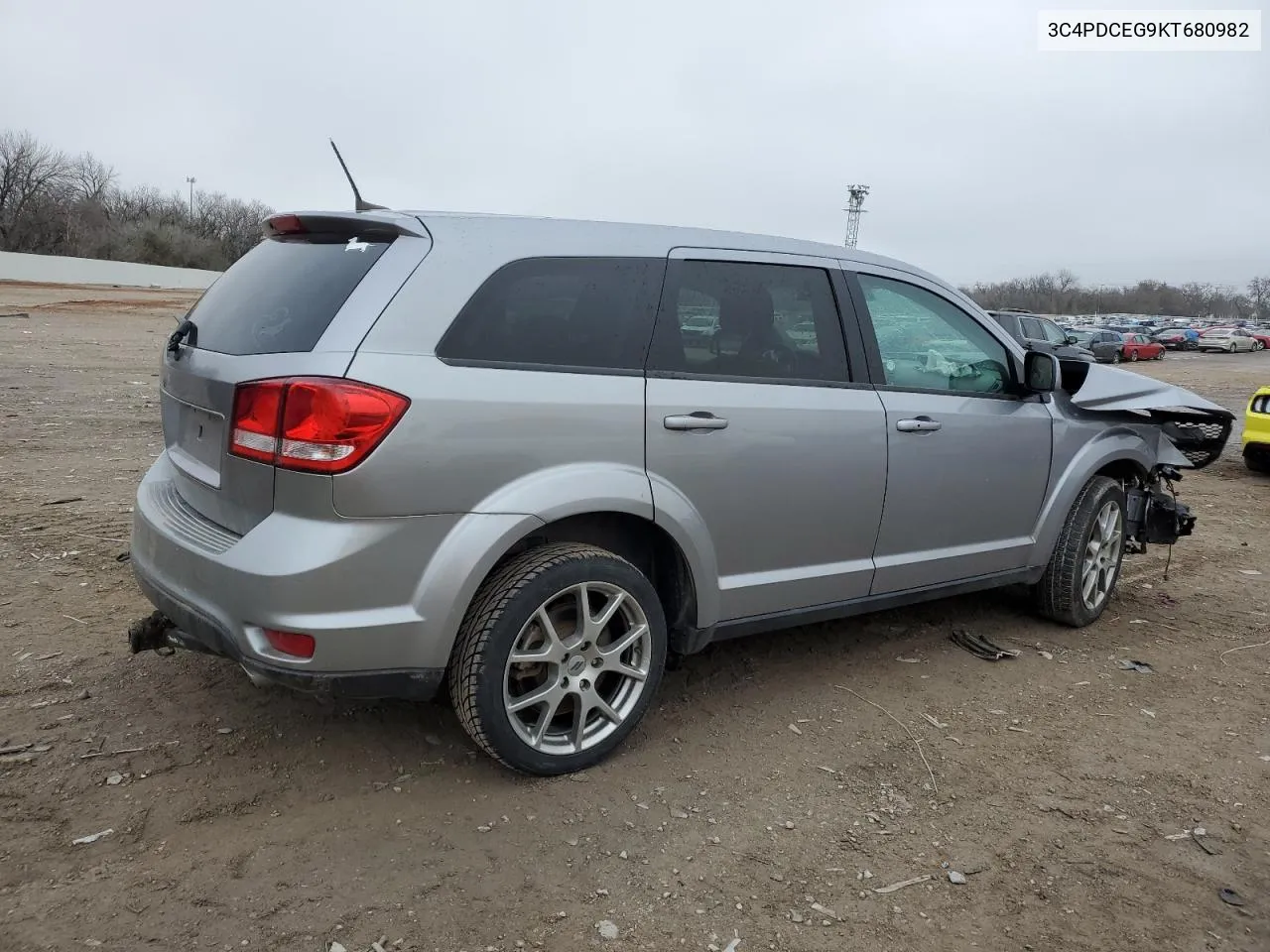 2019 Dodge Journey Gt VIN: 3C4PDCEG9KT680982 Lot: 51070884