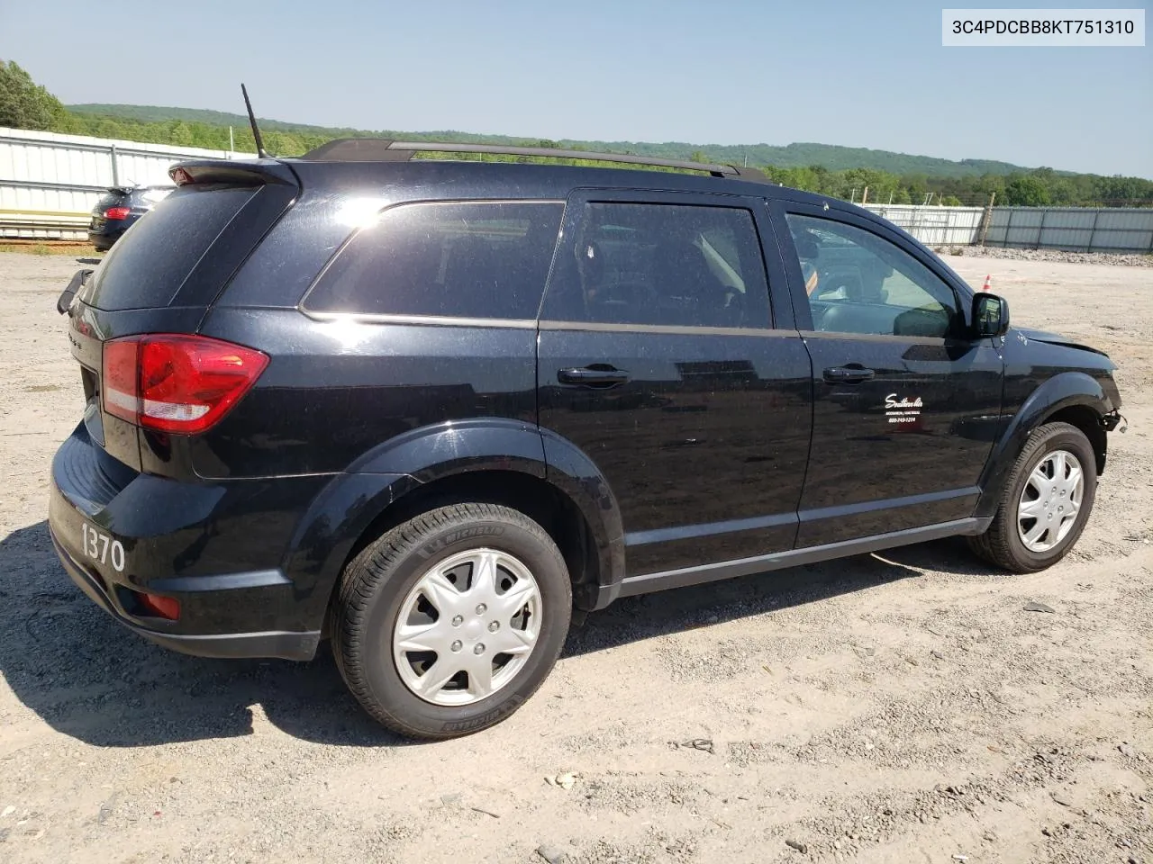 3C4PDCBB8KT751310 2019 Dodge Journey Se