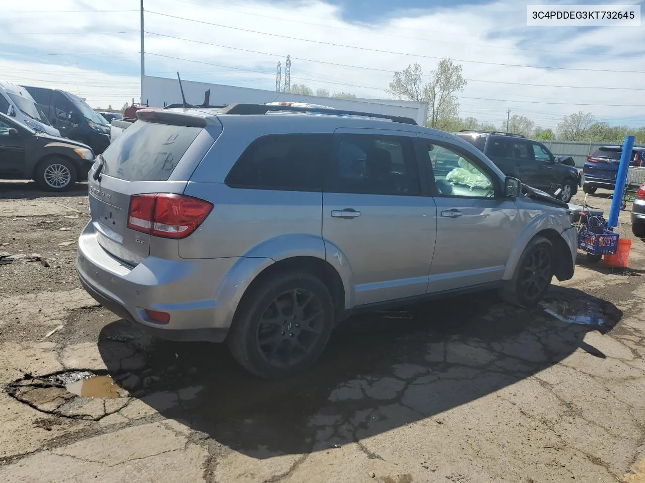 2019 Dodge Journey Gt VIN: 3C4PDDEG3KT732645 Lot: 53105164