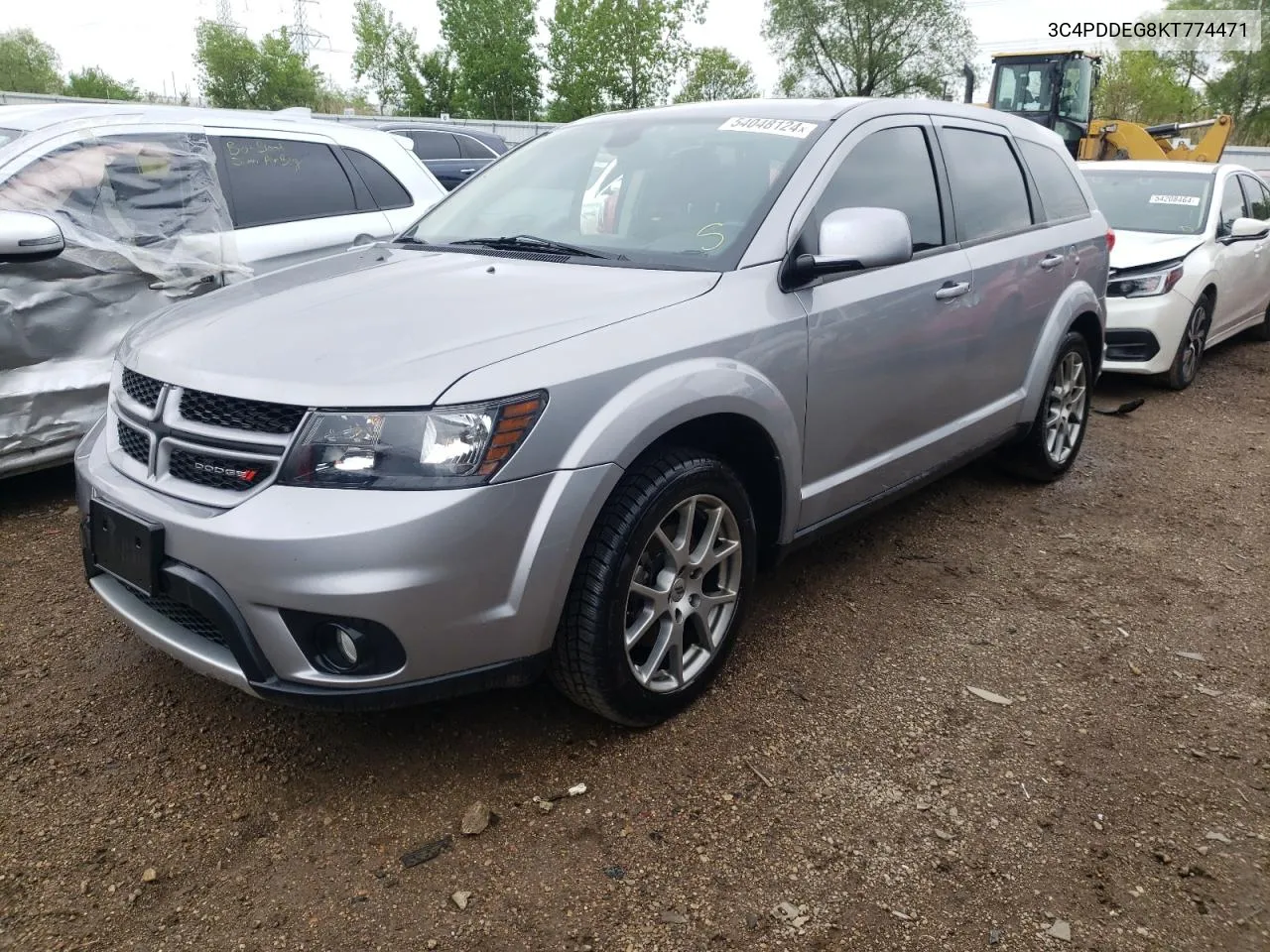 2019 Dodge Journey Gt VIN: 3C4PDDEG8KT774471 Lot: 54048124