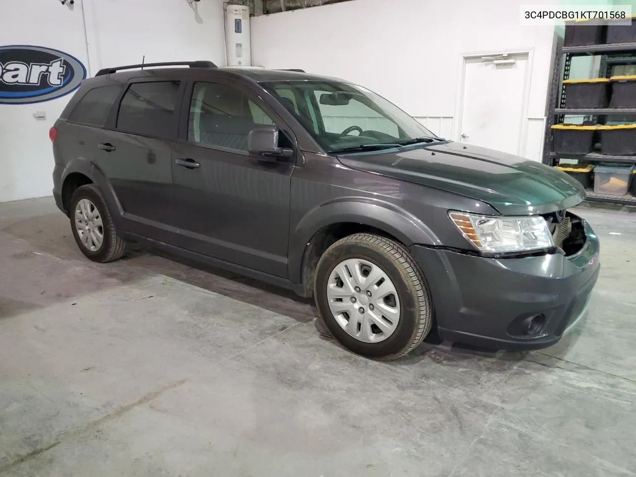 2019 Dodge Journey Se VIN: 3C4PDCBG1KT701568 Lot: 54206554