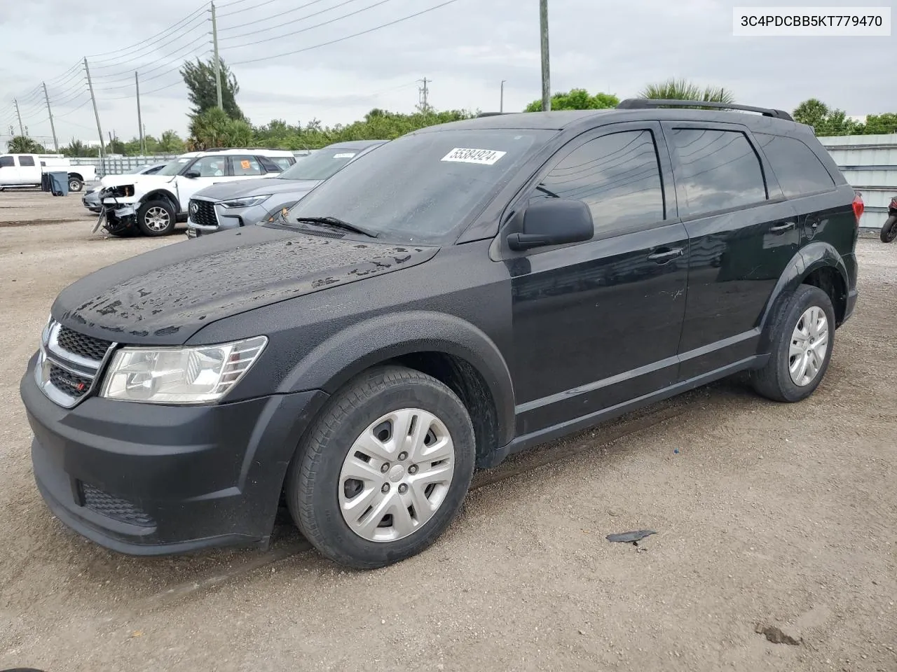 3C4PDCBB5KT779470 2019 Dodge Journey Se