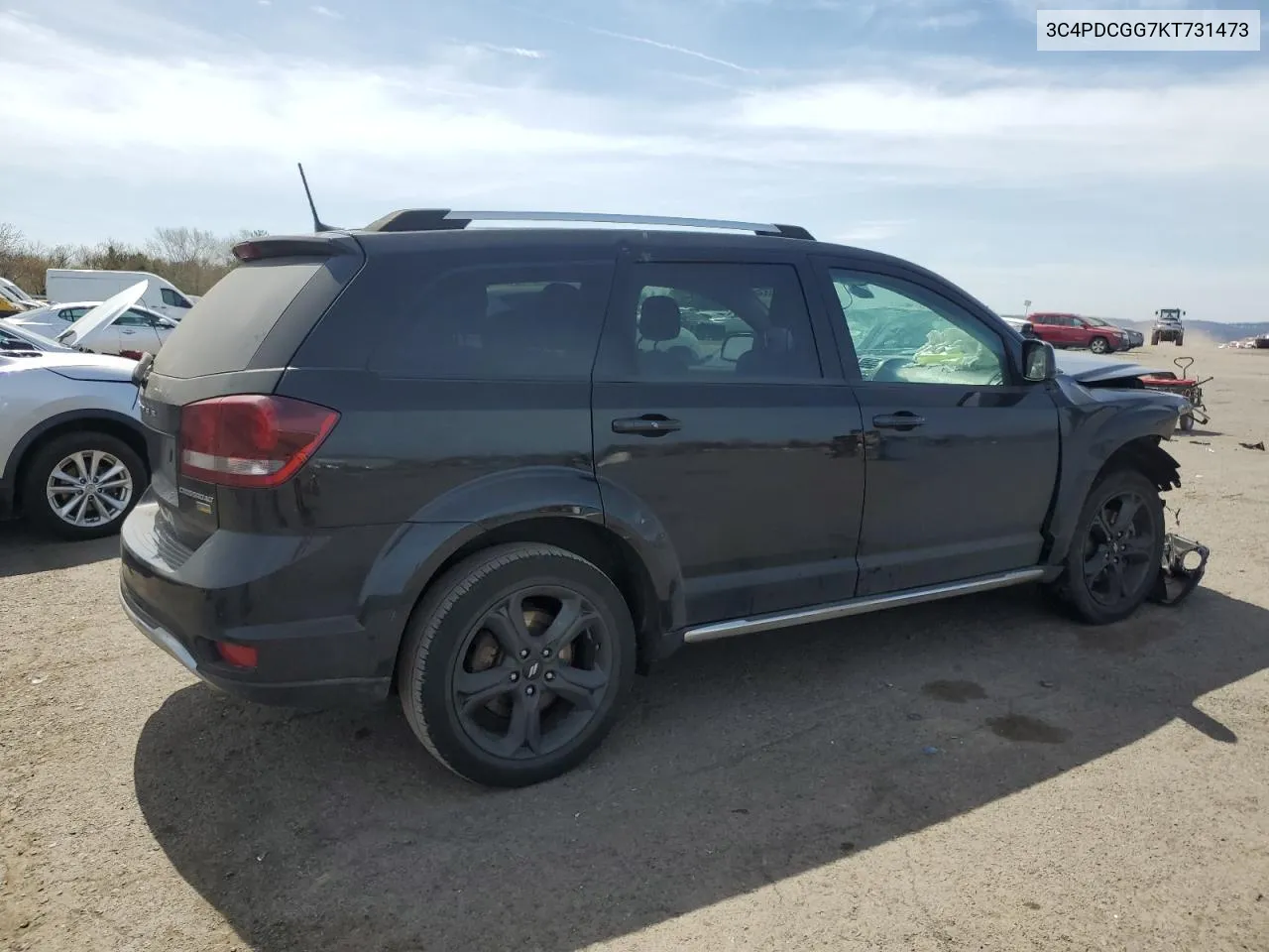 2019 Dodge Journey Crossroad VIN: 3C4PDCGG7KT731473 Lot: 56017874