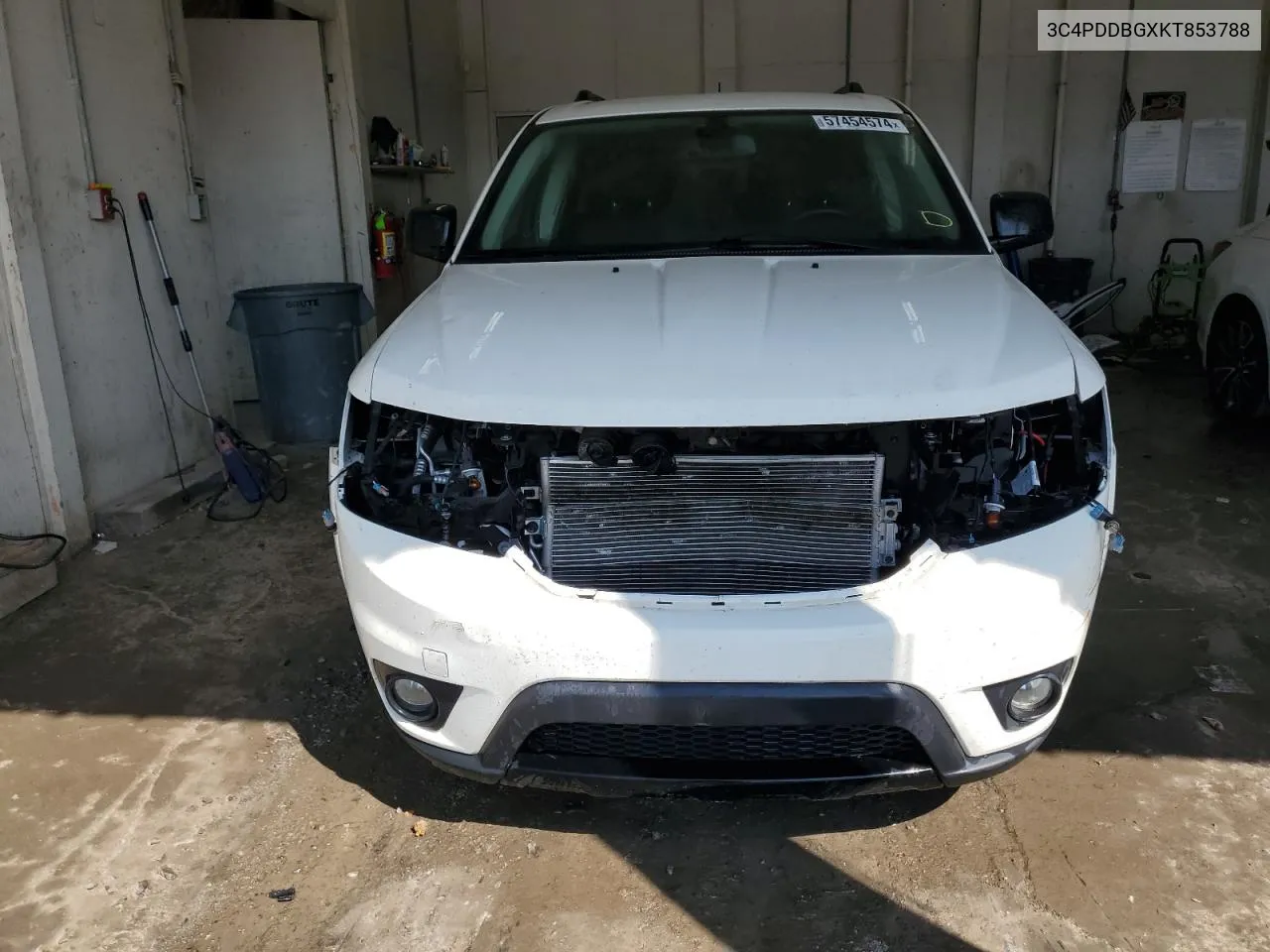 2019 Dodge Journey Se VIN: 3C4PDDBGXKT853788 Lot: 57454574