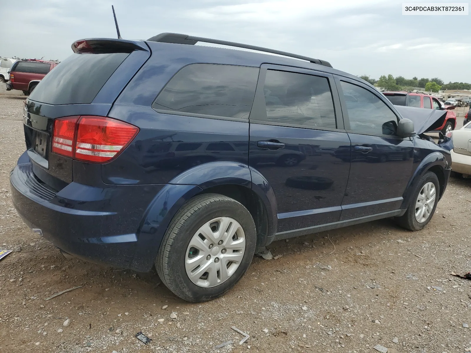 2019 Dodge Journey Se VIN: 3C4PDCAB3KT872361 Lot: 58212014