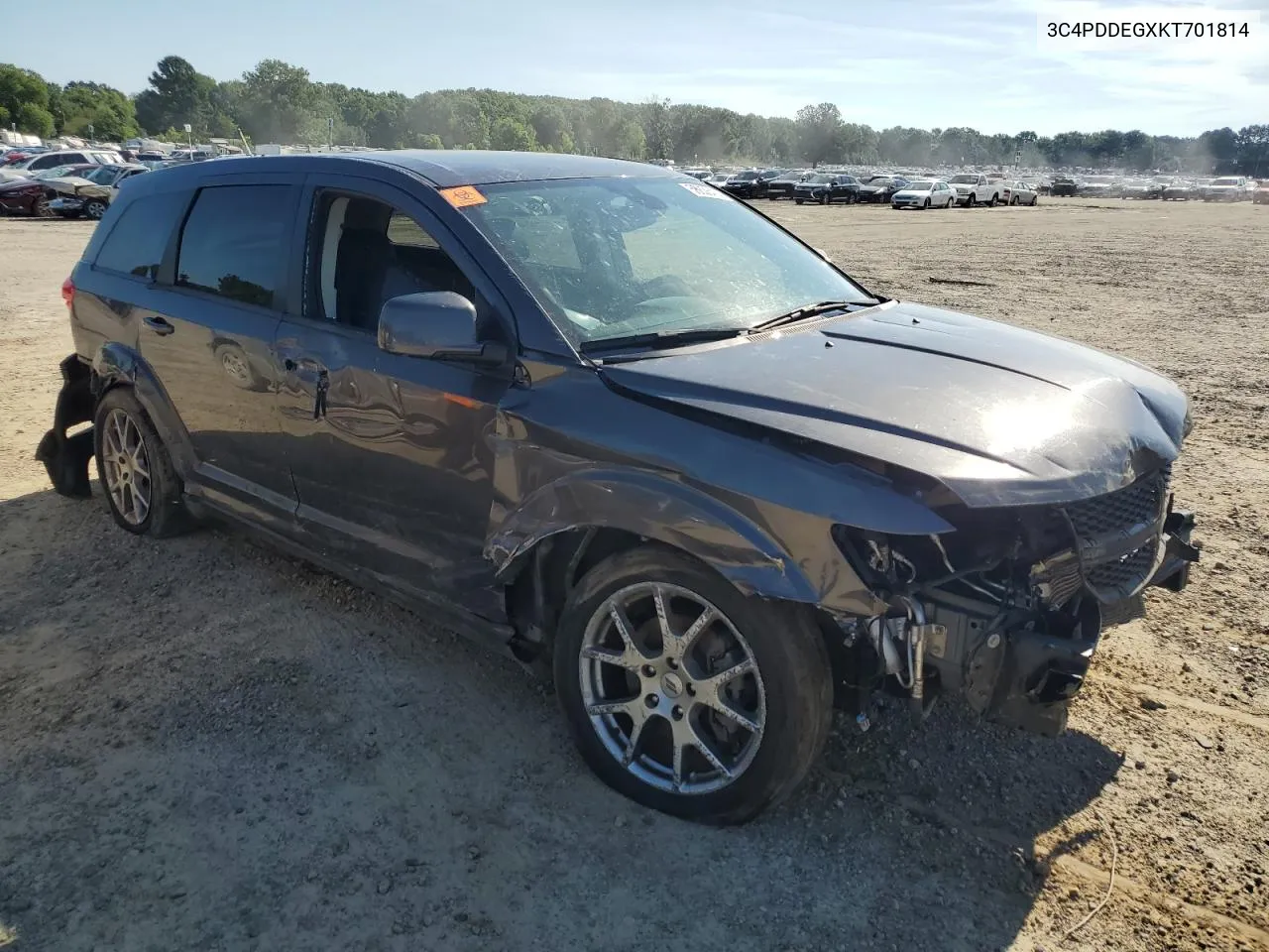 2019 Dodge Journey Gt VIN: 3C4PDDEGXKT701814 Lot: 58336414