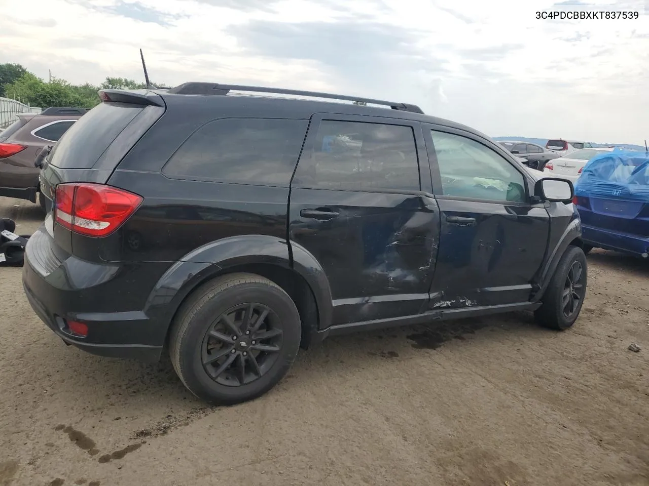 2019 Dodge Journey Se VIN: 3C4PDCBBXKT837539 Lot: 58735924